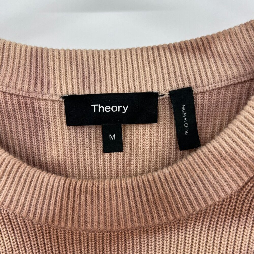 Theory Masten Tie Dye Ribbed Cotton Sweater Men's Medium - Picture 3 of 4